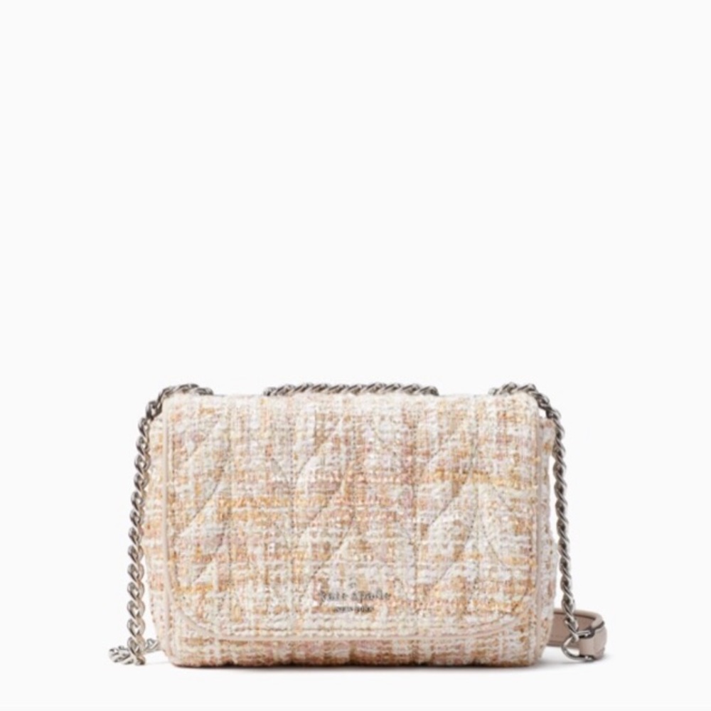Kate Spade mini emelyn briar lane quilted tweed